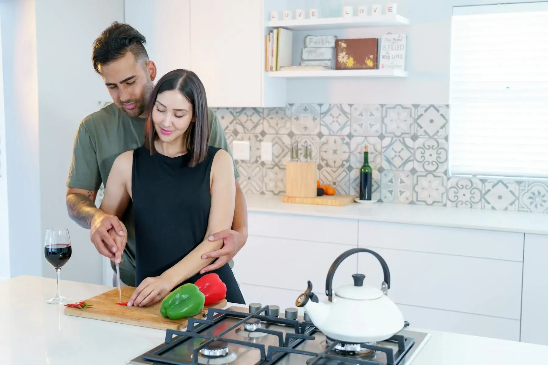 Couple preparing food for a practical seven-day reset